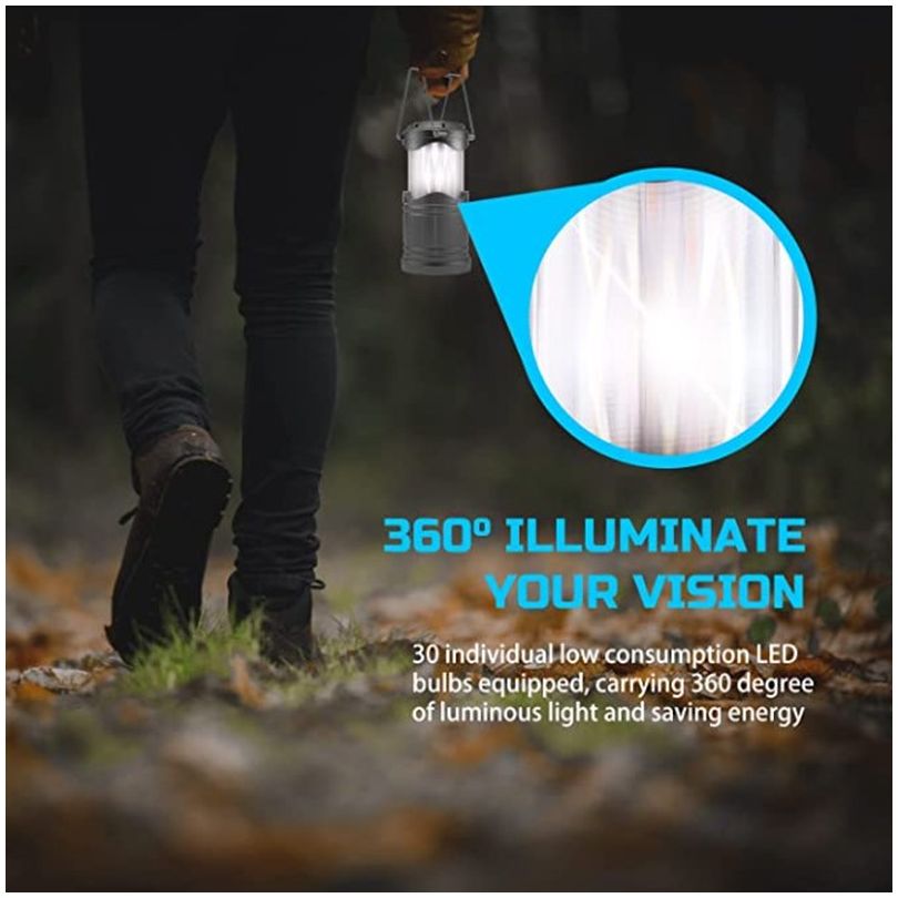 LED Camp Lantern, Collapsable